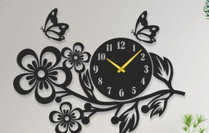 Beautiful Flower Design Wall Clock