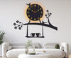 Beautiful Bird Design Wall Clock With Backlight
