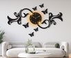 Butterfly Design Laminated Wall Clock With Backlight
